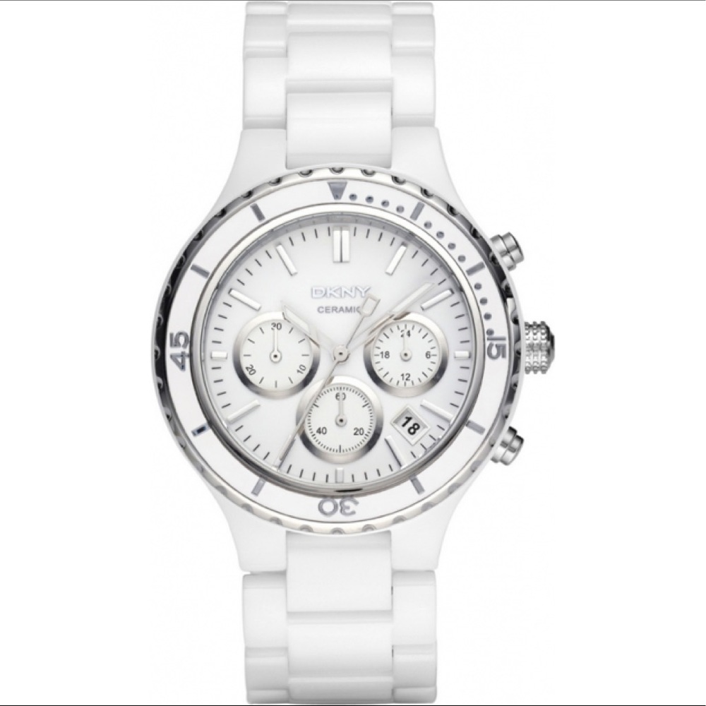 RARE DKNY CERAMIC CHRONOGRAPH